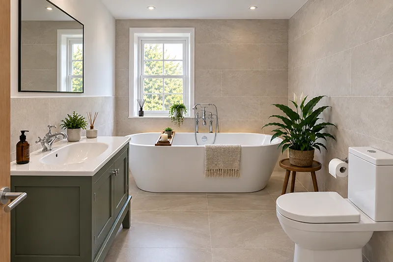Luxury Tiled Bathroom